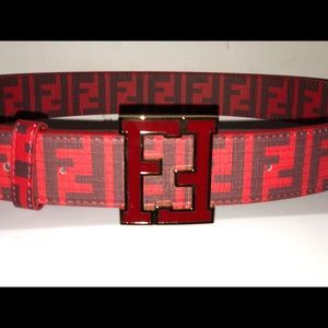 100 percent real fendi belt